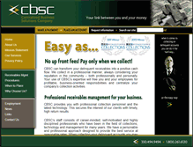 Tablet Screenshot of cbscinc.com